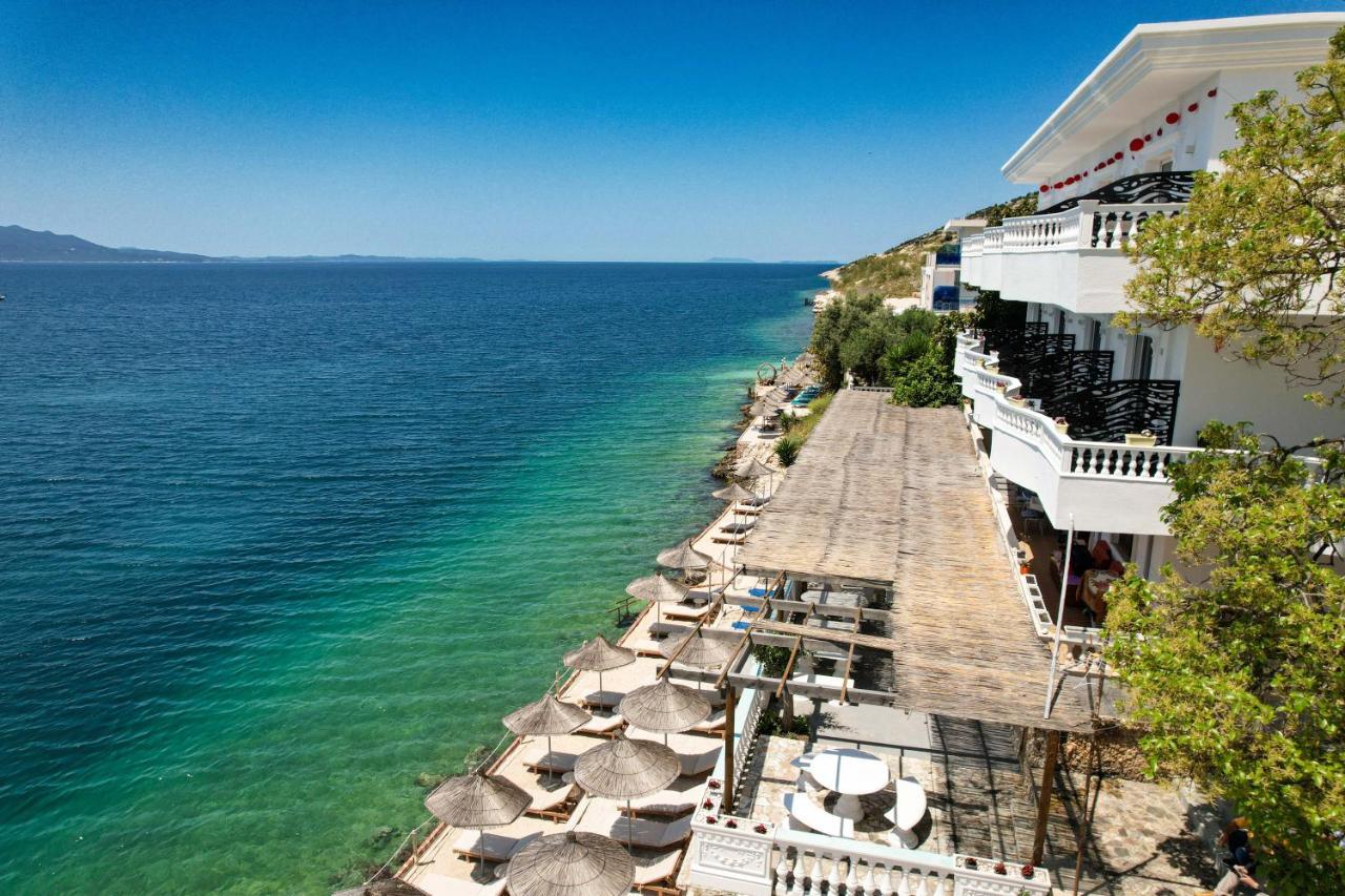Luxury Villa Alisja Sarande With Private Beach Luaran gambar